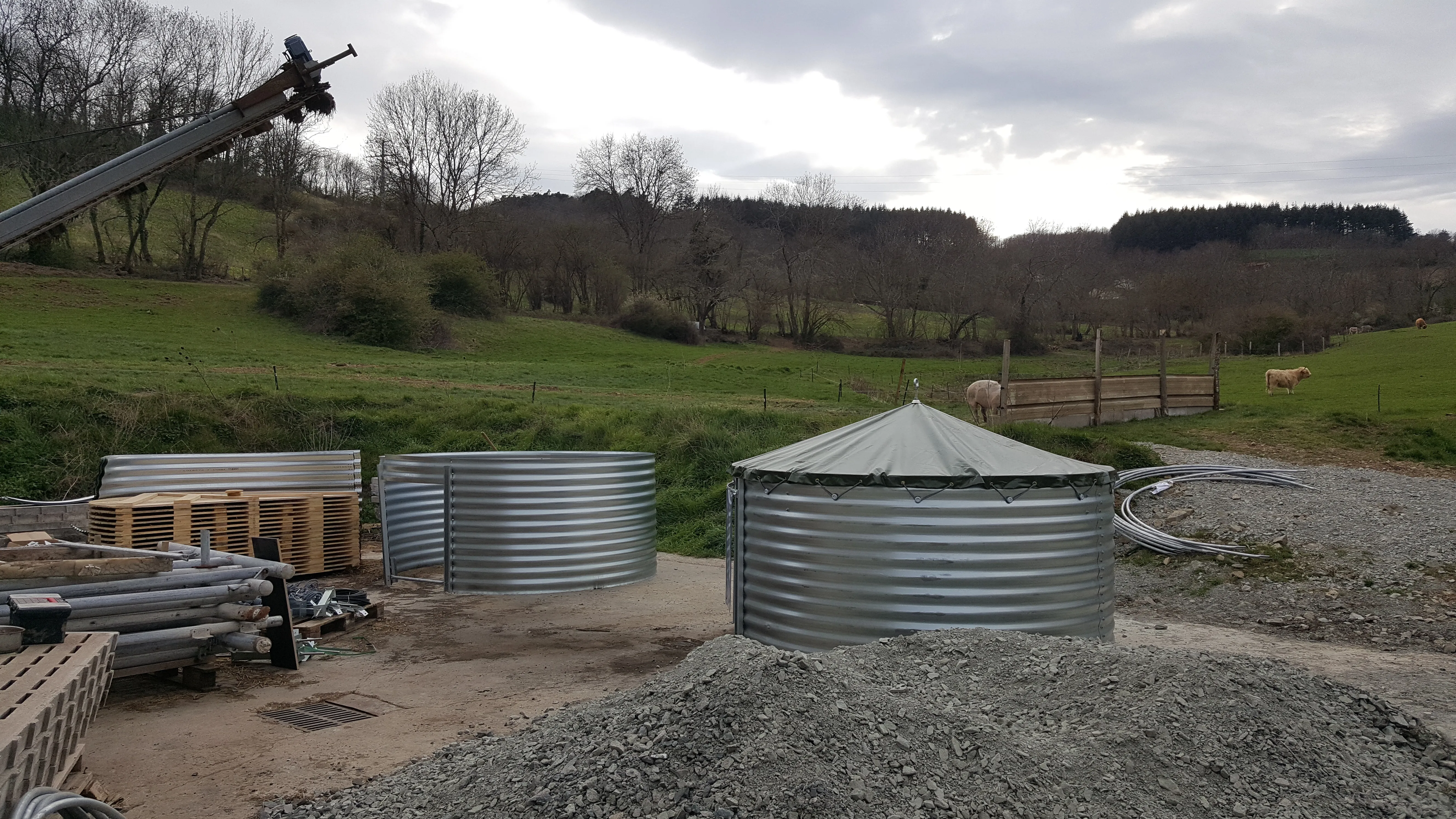 Atelier de montage de cabane
